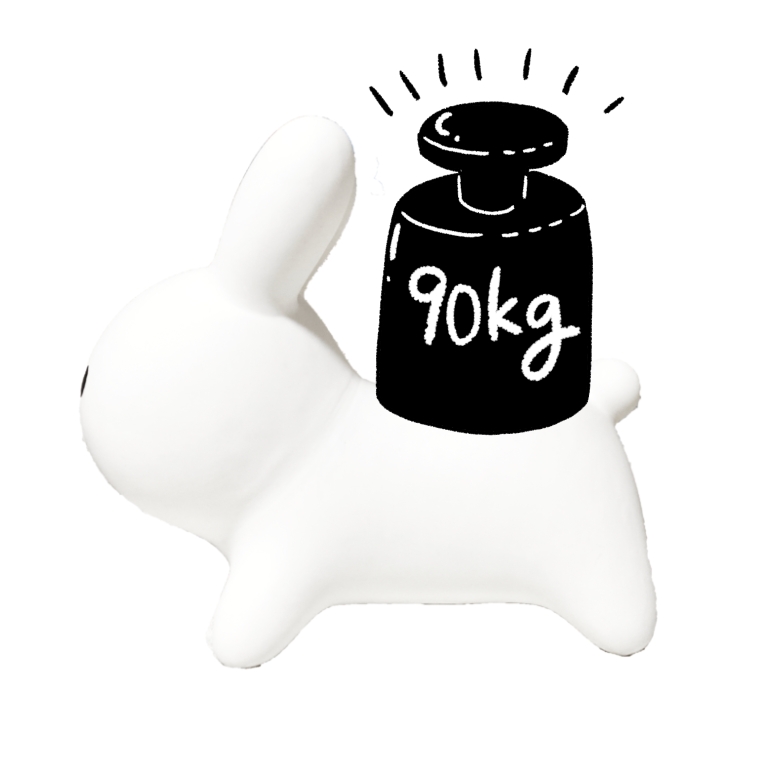 耐重量90kg