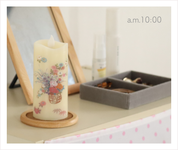 朝のいろはあかり